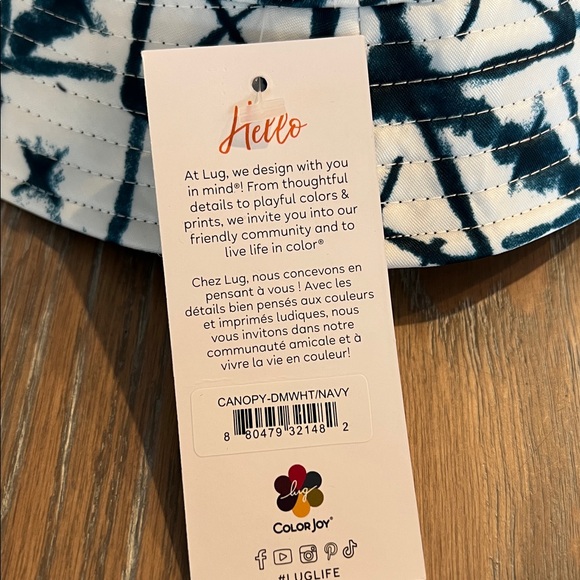 Lug REVERSIBLE CANOPY Diamond White/Navy - Picture 4 of 6